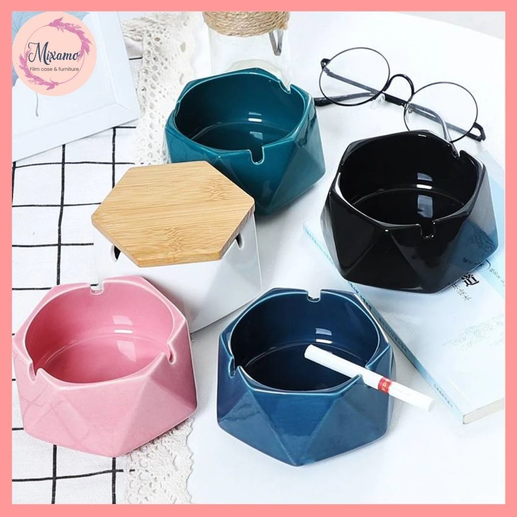 --MXM--🚭ที่เขี่ยบุหรี่เซรามิก สำหรับสูบบุหรี่ในห้องนั่งเล่น🚭 #Z-0010