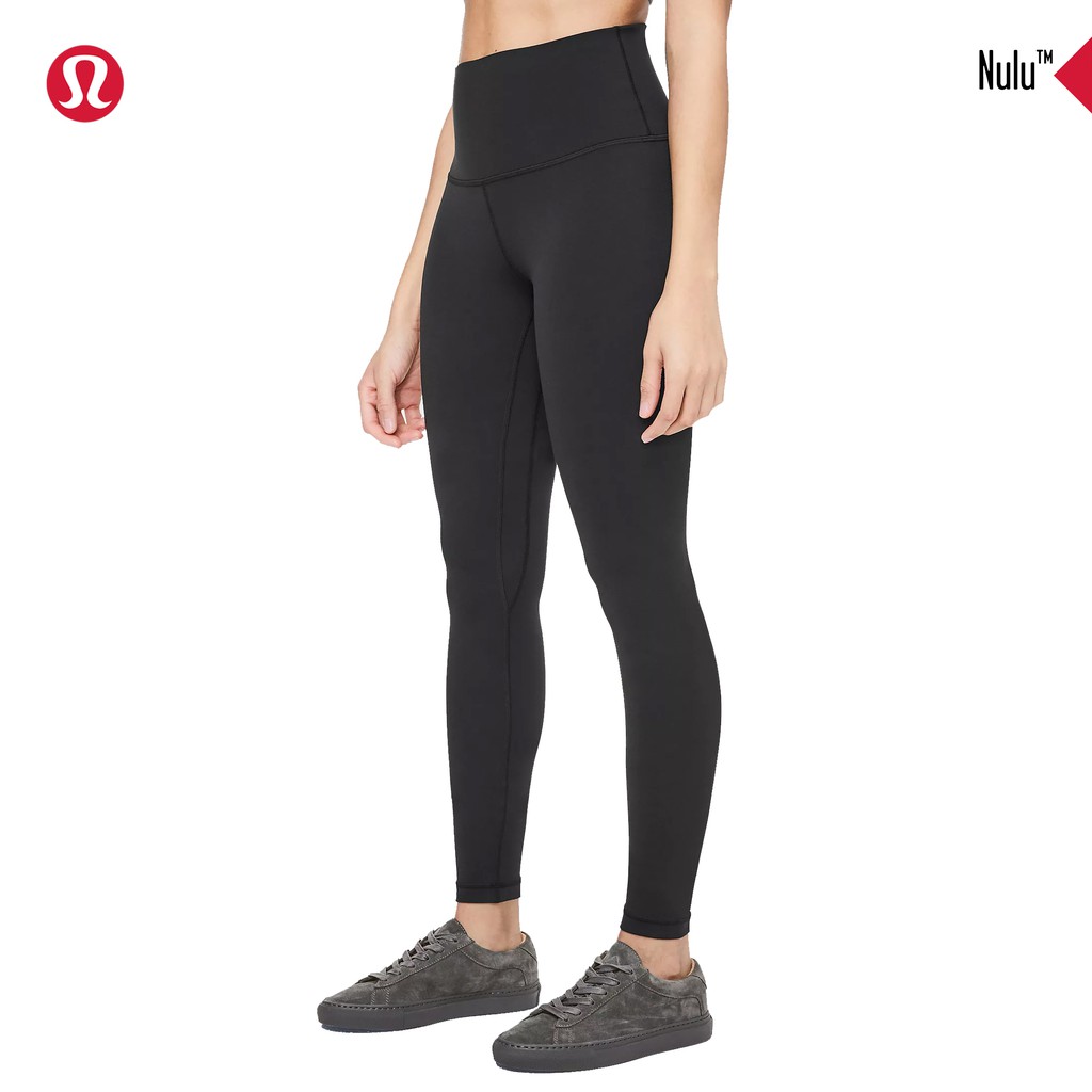 กางเกงโยคะ เทรนนิ่ง เอวสูง Lululemonของแท้!! รุ่น Align™ Pant 25"- Black(ไม่ใช่งานจีน)