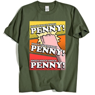 เสื้อยืดผ้าฝ้ายพรีเมี่ยม เสื้อยืดผ้าฝ้าย Penny! Penny! Penny! เสื้อยืดลําลอง พิมพ์ลาย ทรงหลวม สไตล์ฮิปฮอป วินเทจ แฟชั่นฤ