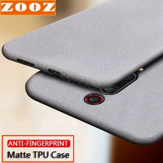 Xiaomi Mi CC9 CC9e A3 Redmi K20 Note 7 6 Pro Matte TPU Soft Case Anti Fingerprint Silicon Cover Casing