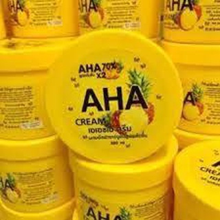 ครีมหัวเชื้อผิวขาว AHAx2 เอเอชเอครีม ขนาด 500 ml กระปุกสีเหลือง