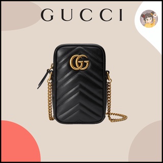 Gucci new GG Marmont mini bag Shoulder Bags Chain bag 100% authentic