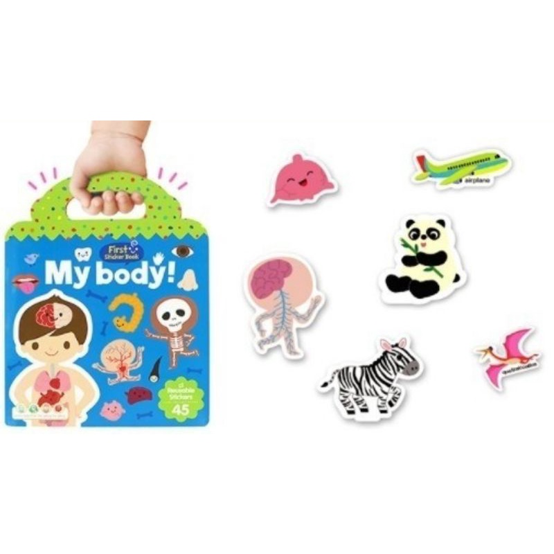 First Sticker book:Reusable Sticker