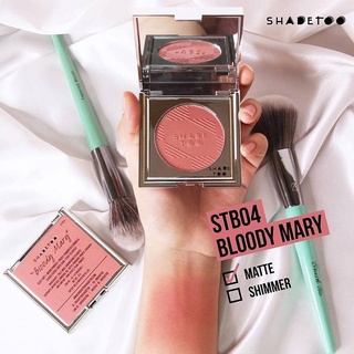 [พร้อมส่ง] BLUSH-BLOODY MARY STB04 บลัชออนสีแดงชมพู เนื้อแมท