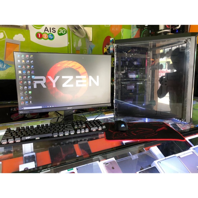 #PC Gaming สเปกทำงาน เล่นเกมส์ลื่นๆ ครับ CPU : AMD AM4 RYZEN5 2400G 3.6 GHz