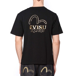 A67w Evisu Evisukuro เสื้อยืดแขนสั้นพิมพ์ลายนกนางนวลสําหรับผู้ชาย 1 Eagnm9Ts648X   คนงาน     ก็