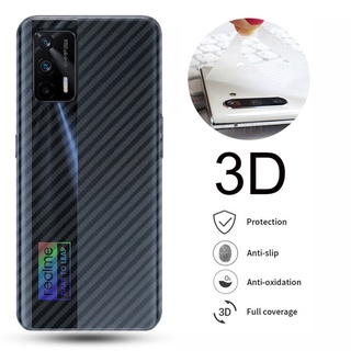 สติกเกอร์ฟิล์มใส 3D ป้องกันหน้าจอ ด้านหลัง สําหรับ Realme 9 8 7 6 5 X7 X2 Pro Pro+ 5G 9i 8i 7i 6i 5i 5s C35 C25 C21 C17 C15 C12 C11 C3 XT Narzo 50A Prime 30A 50