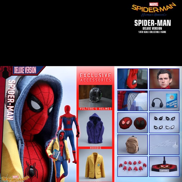 Hot Toys - Spider Man Homecoming (Deluxe Version) | Shopee Thailand