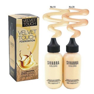 HF674 รองพื้นสิวันนา รุ่นขวดนม Sivanna  Foundation SPF25 PA+