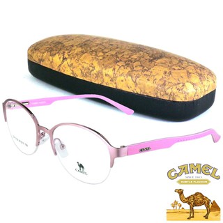 CAMEL คาเมล แว่นตา รุ่น CA-12751 สีชมพู กรอบเซาะร่อง (ขาสปริง)