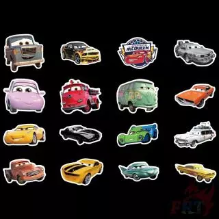 ❉ Cartoon Cars Series 01 สติ๊กเกอร์ ❉ 50Pcs/Set DIY Mixed Luggage Laptop Skateboard Decals Doodle สติ๊กเกอร์