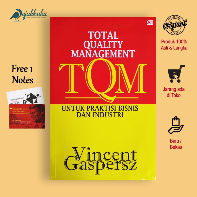 หนังสือ TQM การจัดการคุณภาพทั้งหมดสําหรับธุรกิจและประชาสัมพันธ์อุตสาหกรรม