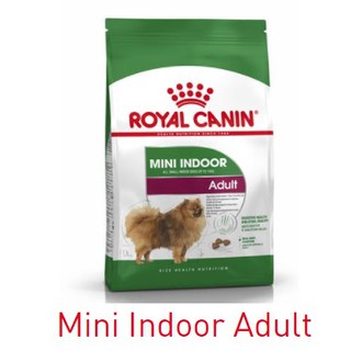 Royal Canin Mini Indoor Adult/Puppy สุนัขโต/ลูกสุนัข พันธุ์เล็กเลี้ยงในบ้าน 500G.