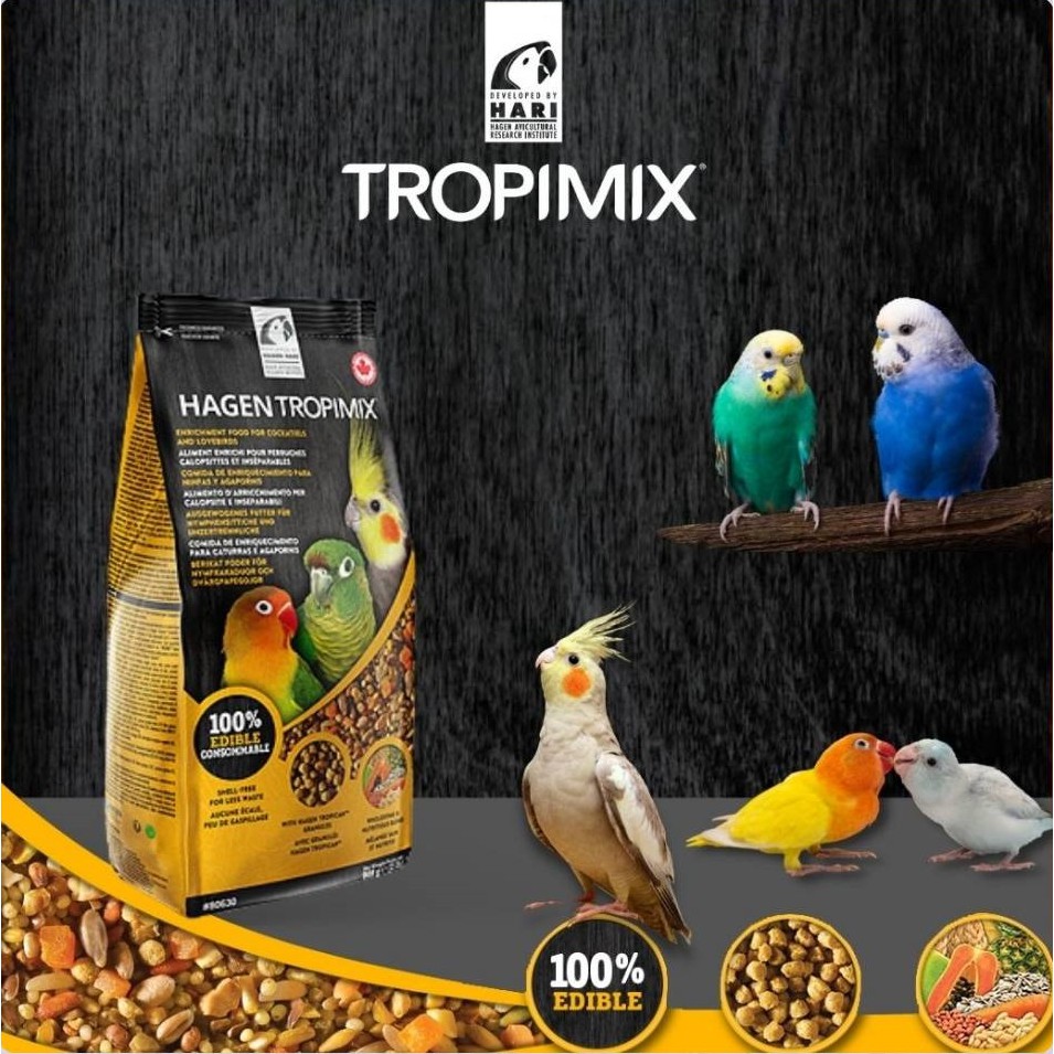 อาหารนก Tropimix Cockatiels & Lovebirs ขนาด 908 กรัม