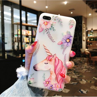 เคสไอโฟน  เคส iphone  6/6s /6plus,6splus /7,8 /7plus,8plus ลายน่ารัก ลายม้ายูนิคอร์น