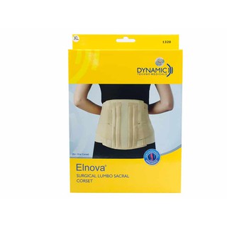 เข็มขัดพยุงหลังส่วนล่าง  Elnova Surgical Lumbo Sacral Corset สีเนื้อ