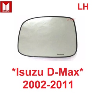 เนื้อกระจกมองข้าง ซ้าย อีซูซุ ดีแม็ก ดีแมค 2002 - 2011 เลนส์กระจกมองข้าง ซ้าย Isuzu D-Max Dmax กระจก Chevrolet Colorado