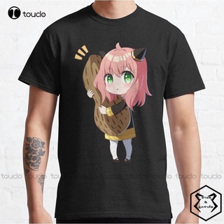 2022 Spy X Family Tshirt Anya Smug Bond Forger Yor And Loid T-shirt Anime Graphic Printing 100% Cotton Tee-shirt Short S