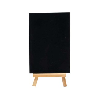 กระดานดำ+ขาตั้ง ขนาด 4x6 นิ้ว แพ็ค 4 ชิ้น Blackboard + easel size 4x6 inch, pack of 4 pieces