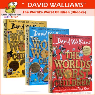 *พร้อมส่ง* ชุดหนังสือภาษาอังกฤษจากนักเขียนชื่อดัง DAVID WALLIAMS: The Worlds Worst Children (3books)