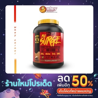 Mutant Iso Surge Whey Isolate 5lbs เวย์โปรตีนไอโซเลท ไฮโดรไลท์เวย์โปรตีน