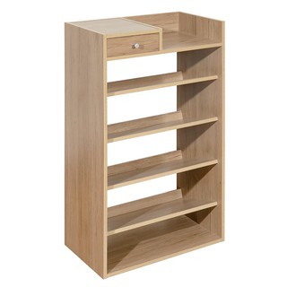 Storage cabinet SHOES CABINET 60cm CLICK SHOES SHELF NT OAK Multipurpose furniture Home &amp; Furniture ตู้เก็บของ ชั้นวางรอ