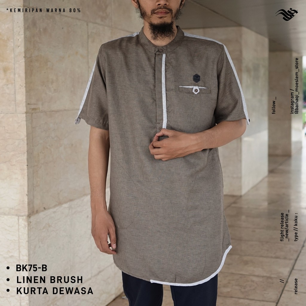 Baihaqi Kurta ผู้ใหญ่มุสลิมผู้ชาย BK75