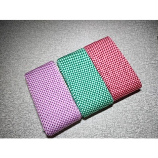 ผ้ากุ๊นคอตตอนร้อย ตัดสำเร็จรูป ม้วนละ 45 บาทกว้าง 4 เซนติเมตรยาว 8 หลา