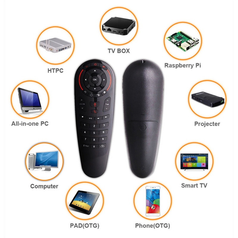 Xu Air Remote Mouse G30S รีโมทคอนโทรลเหมาะสําหรับ Android Set-top Box