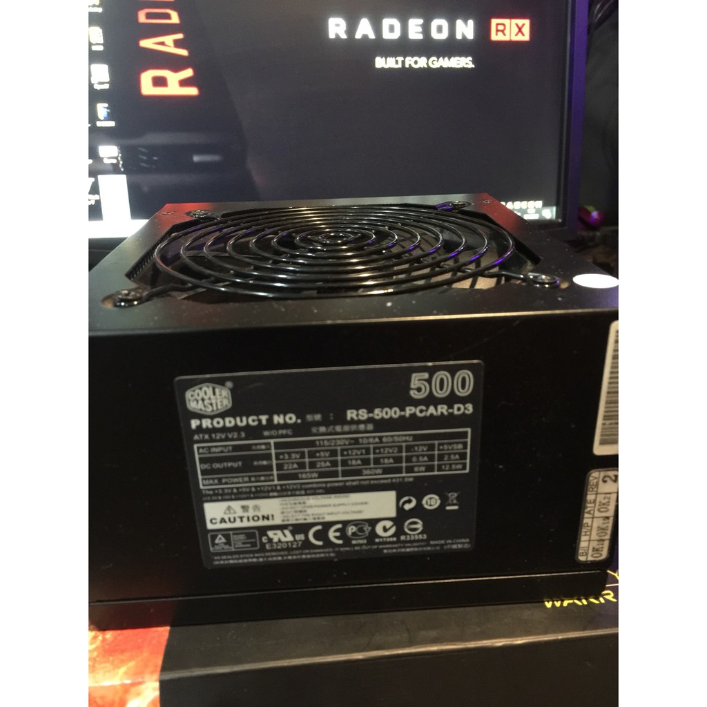 PSU COOLER MASTER RS-500-PCAR 500W วัตต์เต็ม | Shopee Thailand