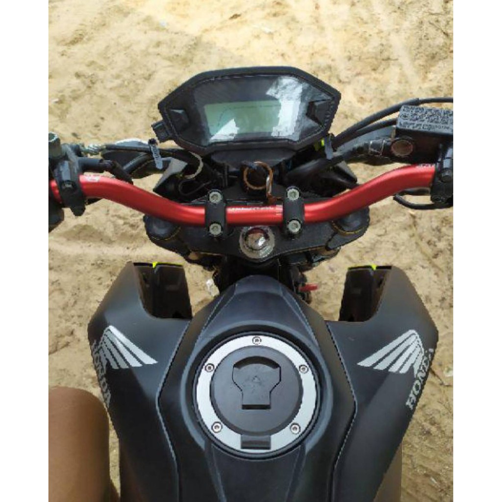 แฮนด์มงกุฎ  ทรงกลาง ขนาด22mm.  เลี้ยวไม่ติด  PCX2018-2020ใส่ได้ - รูปที่ 5