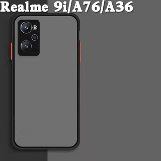 Narzo 50i Prime/Realme C35เคสขอบนิ่มหลังแข็งขุ่นคลุมกล้องOPPO A76/A36/Realme 9Pro/Realme 9Pro Plus/Realme 9i