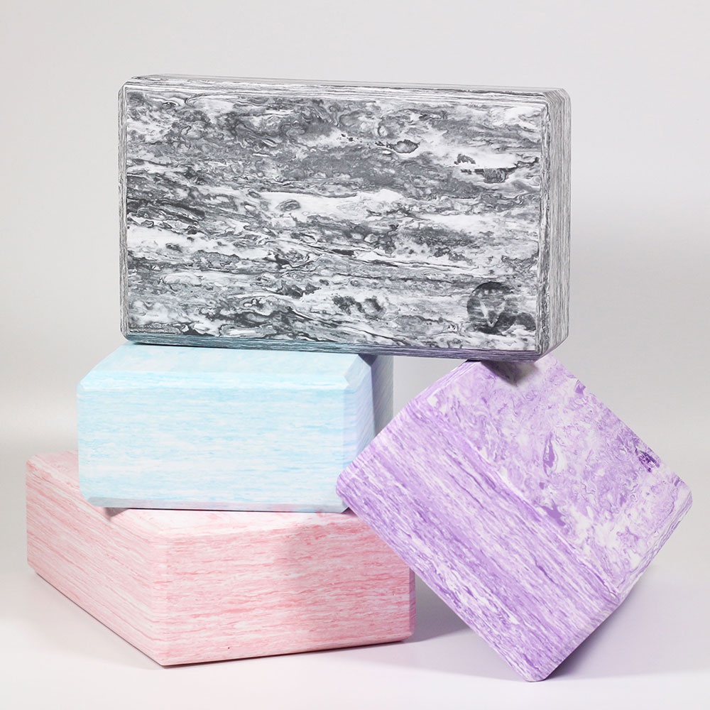 Vaken บล็อคโยคะ Vaken รุ่น Marbled Yoga Block  (9.8" L x 5.9" W x 3" D)