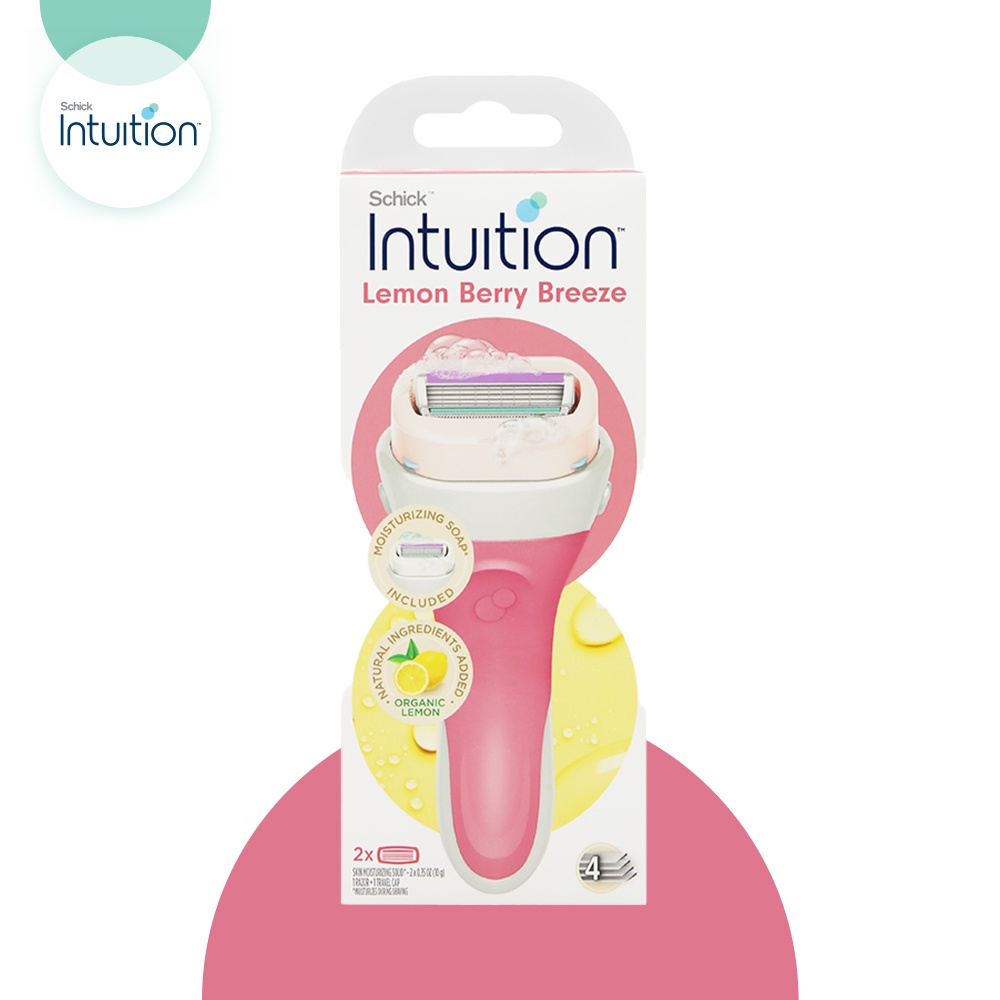 Schick มีดโกน Intuition Lemon Berry Breeze Razor  (INL22)