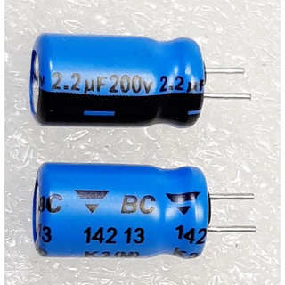 Vishay BC 2.2uf 200v (ราคา 4ตัว) capacitor ตัวเก็บประจุ คาปาซิเตอร์