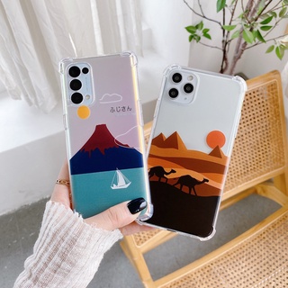 สำหรับ เคส oppo A17 A17K Reno 8T A78 A57 A77 5G A77s A17A76 Reno7 7Z 5G A95 Reno6 6Z A16 A94 A74 4G A74 5G A54 A15 A15s Reno 5 4G 5G A15 A93 Reno 4 A37 A53 A52 A92 A12 A12e A1k A3s A5 A5s A7 F9 A5 A9 2020 A8 A31 2020 Reno 3 Reno 2 2F 2Z A91 เคสใส TPU กันก