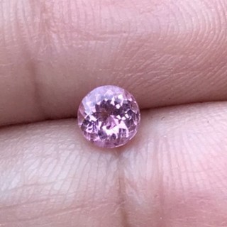 0.46ct 4.9mm พลอยทัวร์มาลีน โมซัมบิก Round Natural Unheated Pink Tourmaline Mozambique