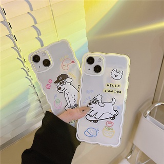 เคสป้องกันโทรศัพท์มือถือ ลายกลีบลูกสุนัข สําหรับ Apple Iphone 11 678plus 12 13Pro xs xr 14plus