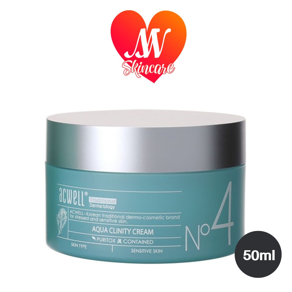ถูก🔥แท้✔ส่งไวทันใจ🚚 ACWELL No4 Aqua Clinity Cream 50ml. ครีมแอคเวล นัมเบอร์โฟร์ อะควา คลินิตี้