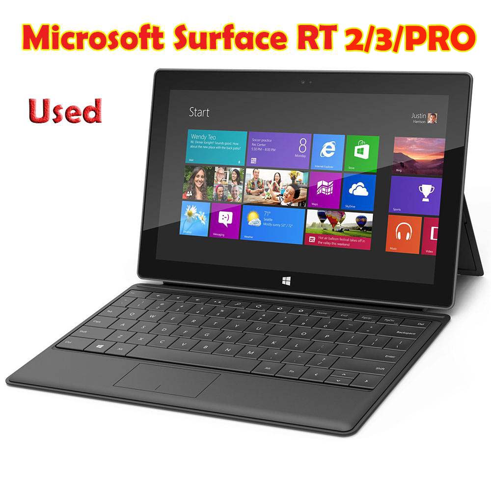 ใช ้ 85 % ใหม ่ Microsoft Surface RT Surface2 3 Pro Intel Core i5 Duo 3317u 4GB RAM 128GB SSD Online Class MT4 แท ็ บเล ็ ตพีซี Nvidia Tegra Quad Core WIFI Office mini คอมพิวเตอร ์ Windows 10