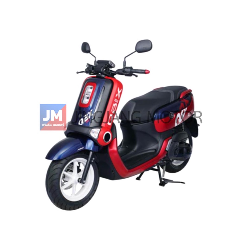 BM9F15787000 สติ๊กเกอร์โลโก้ ABS  EMBLEM คำว่า ABS เเท้ศูนย์ YAMAHA QBIX สีน้ำเงิน 2020 ราคา ถูกที่สุด ดีลบีเคเค แกลเลอรีภาพที่ 3