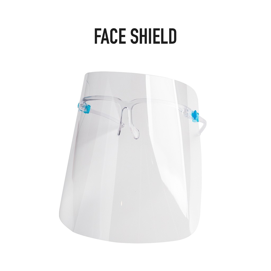 พร้อมส่ง หน้ากากใส เฟสชิว 100เซท Face shieldเซทสุดคุ้ม แว่น+เฟสชิว100เซท