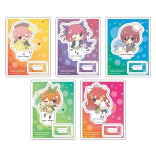 Stoubun No Hanayome x Sanrio Acrylic Stand Kodansha เจ้าสาวผมเป็นแฝดห้า × ซานริโอ้ แสตนอคริลิค