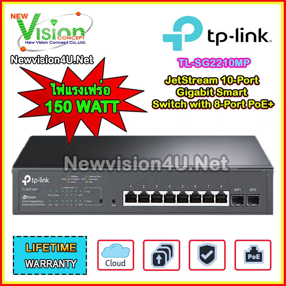 Tp Link Tl Sg2210mp Jetstream 10 Port Gigabit Smart Switch With 8 Port Poe By Newvisionconcept 5 0