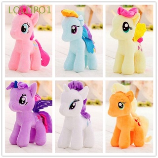 Lollipo1 ตุ๊กตาม้ายูนิคอร์น My Little Pony Pinkie Pie ผ้าฝ้าย PP น่ารัก คุณภาพสูง 25 ซม.