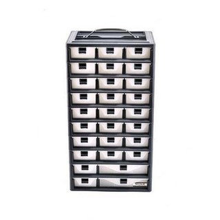 กล่องเครื่องมือช่าง กล่องเก็บอุปกรณ์ MATALL-B 30 ช่อง สีเทา Tool Boxes Tool Bags
