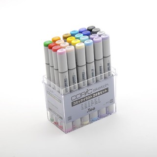 Copic โคปิค ร่างภาพประกอบการ์ตูน ชุดสี 24 สี st617