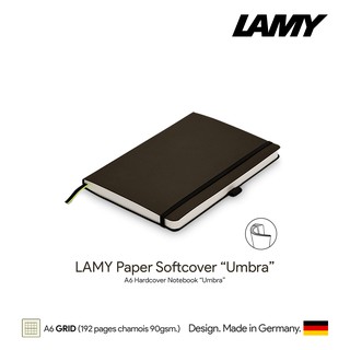 Lamy Paper "Umbra" A6 Softcover Notebook - สมุดโน๊ตลามี่ ปกอ่อน ขนาด A6 สีดำน้ำตาล