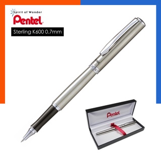 ปากกาเพนเทล Pentel Sterling K600 0.7mm. [ของแท้+แถมกล่อง] สวมปลอก พร้อมส่ง US.Station