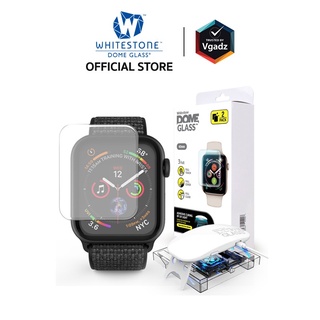 Whitestone Dome Glass - ฟิล์มกระจกสำหรับ Apple Watch Series 6/SE/5/4 (40mm) - Complete Set